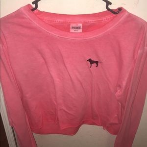 Vs pink longsleeve cropp